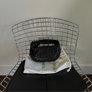 Bottega Veneta Mini Jodie in Black & Gold